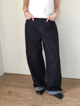 Stitched wide engine denim (2color)