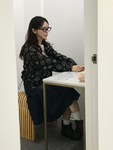 Airy Bloom Flower Zip-Up (3c)