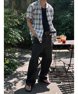 [S/S] デイチェックハーフシャツ(2color)