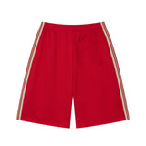 Tesen Bermuda Track Shorts Red