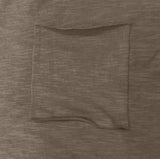 [1+1] Kato Henley Neck Slub Short Sleeve T-shirt