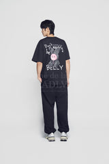 24FW ラビットベリージョガーパンツ ブラック