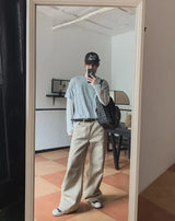 Nero Panel Cotton Wide Pants