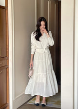 Elvia Lace Surgical Tiered Banding Skirt