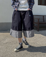 Culture Roll-up Selvedge Bermuda Denim