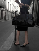 nars leather big tote bag