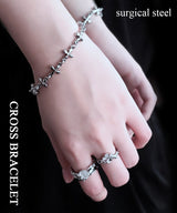 S.STEEL Cross silver Bracelet