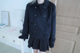Powder double short coat (2color)