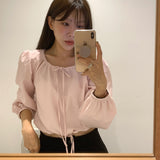 [MADE] WHISTLE CROPPED BLOUSE
