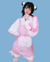 pinkie track jersey zip-up (3color)