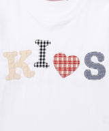 Bumpy Kiss Logo App Tee White (KIB6MFT503B)