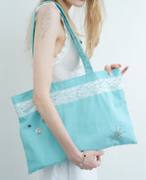 XND LACE ECO BAG_MINT