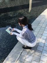 チェックシースルーレイヤードT (2c)