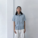 Mist Blue Double-Pocket Shirt