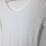 バーチカルパンチングクルーネックTシャツ (3color)