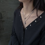 [MADE] White tear Necklace