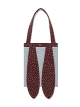 ラビット スター リバーシブル エコバッグ(BURGUNDY)