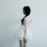 KIRIGIRL メッシュトップ _CREAM