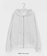 [unisex] オキア ツーウェイ フード ジップアップ