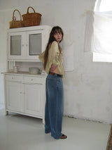 Mild denim pants