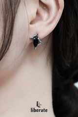 Crushed Square Cubic Earring