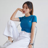 ステッチロゴベーシックTシャツ [BLUE]