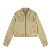 Celine Stud Strap Zip Jacket