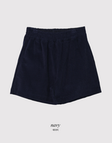 ソフトコーデュロイバンディングハーフパンツ (5color)
