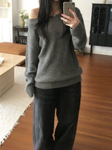 Neff Off-Shoulder Knitwear (3 colors)