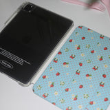 [MADE] フルーツドット iPad ケース (ストロベリー)