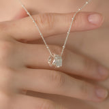 Twin Halo Necklace