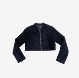 Tenon suede jacket + skirt set