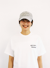 ウェルカムロゴTシャツ - ホワイト