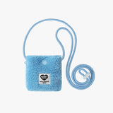 COMPACT NECKLACE BAG (BLUE)
