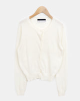 Lua Cashmere Knit Round Cardigan