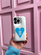 Blue Heart Cushion Case / TREEFORFIVE345