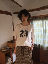 サンセットナンバリングTシャツ (2color)