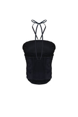 MELLIFLUOUS STRING TUBE TOP / BLACK