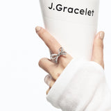 Ribbon Pave Ring