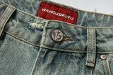 BLAZING SPRAY DENIM SHORT