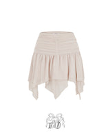 [♡MADE♡ / new] lavendia blur shirring SK