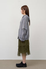 (W) Ink Frill Skirt