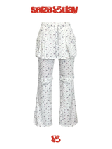 The "dazzle culottes" floral three - way detachable culottes