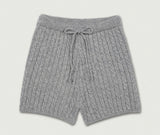 Cable Knit Shorts [gray]
