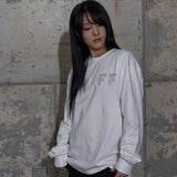 FFレタリングロングスリ－ブ (WHITE) F25ZB022