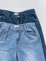 225 Brushed Wide Denim Pants (2C)
