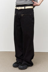 Cost Ring Zipper Denim