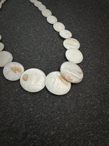 Coin nacre necklace