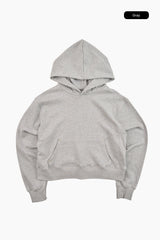 Round rivet sweat hoodie