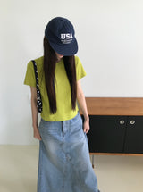 [ORIGINAL] Face Round Short-Sleeve T-Shirt